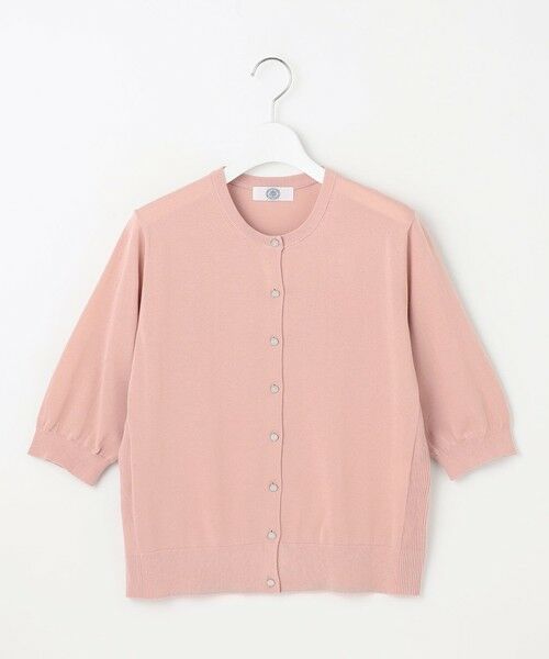 L size ONWARD(大きいサイズ) / エルサイズオンワード カーディガン・ボレロ | 【洗える・抗菌防臭】COTTON ACETATE DRY クルーネック カーディガン | 詳細11