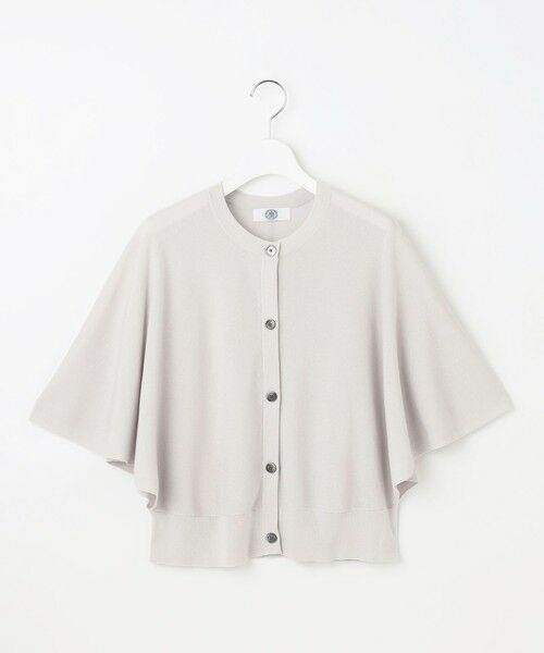 L size ONWARD(大きいサイズ) / エルサイズオンワード カーディガン・ボレロ | 【洗える・抗菌防臭】COTTON ACETATE DRY バタフライスリーブ カーディガン | 詳細2