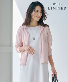 L size ONWARD(大きいサイズ) / エルサイズオンワード パーカー | 【WEB限定カラーあり・洗える】SHEER LIGHT KNIT ラメ パーカー