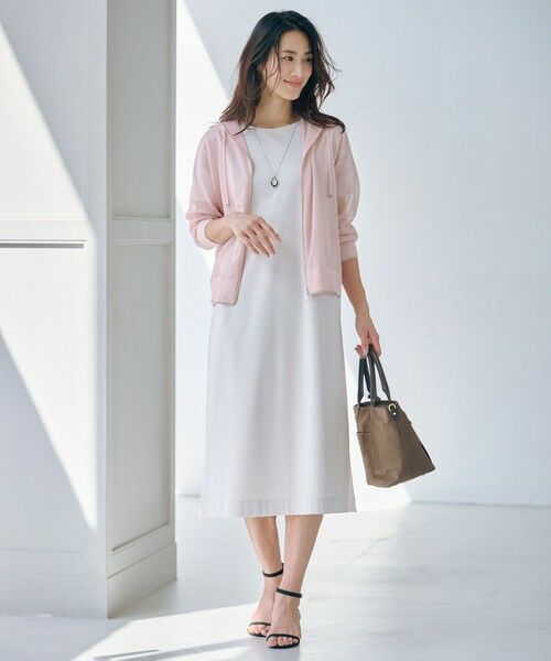 L size ONWARD(大きいサイズ) / エルサイズオンワード パーカー | 【WEB限定カラーあり・洗える】SHEER LIGHT KNIT ラメ パーカー | 詳細4