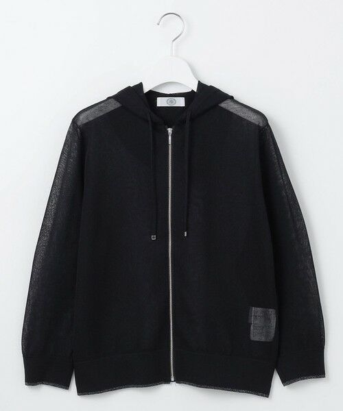 L size ONWARD(大きいサイズ) / エルサイズオンワード パーカー | 【WEB限定カラーあり・洗える】SHEER LIGHT KNIT ラメ パーカー | 詳細29