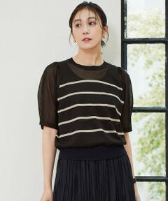 L size ONWARD(大きいサイズ) / エルサイズオンワード ニット・セーター | 【カタログ掲載・洗える】ブライトシアープルオーバー ニット