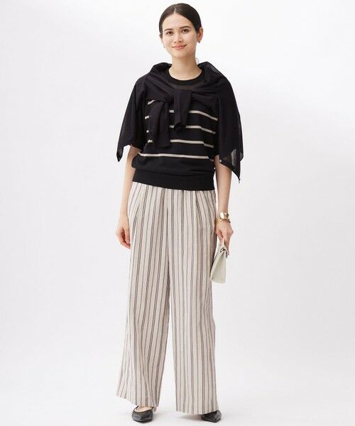 L size ONWARD(大きいサイズ) / エルサイズオンワード カーディガン・ボレロ | 【洗える】ブライトシアー カーディガン | 詳細1