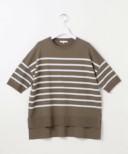 L size ONWARD(大きいサイズ) / エルサイズオンワード ニット・セーター | 【カタログ掲載・素材アップデート・新色追加・新柄追加・前後差あり】クレープストレッチプルオーバー ニット | 詳細26