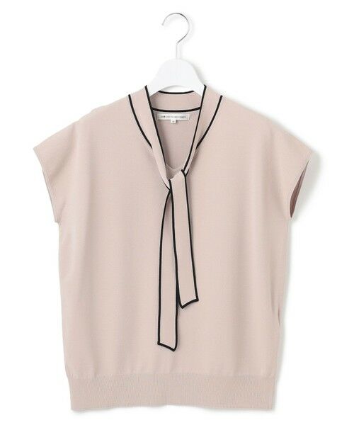 L size ONWARD(大きいサイズ) / エルサイズオンワード ニット・セーター | 【洗える】レーヨンポリエステルストレッチ ボウタイ ニット | 詳細8