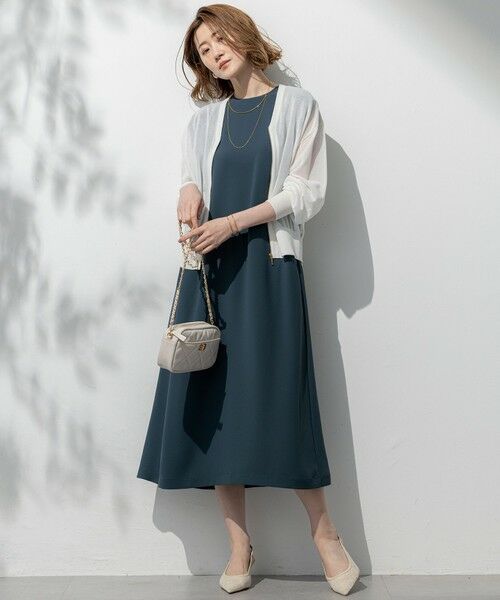 L size ONWARD(大きいサイズ) / エルサイズオンワード ブルゾン | 【洗える】ライトシアーニット ブルゾン | 詳細23