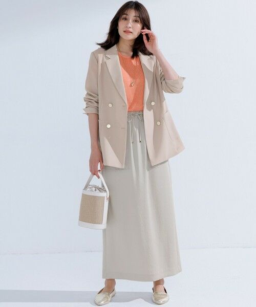 L size ONWARD(大きいサイズ) / エルサイズオンワード ニット・セーター | 【洗える】シャイニーシアー オーバーサイズ ニット | 詳細5