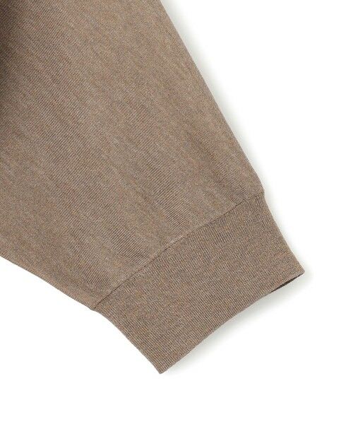 L size ONWARD(大きいサイズ) / エルサイズオンワード カーディガン・ボレロ | 【前後着用可能/洗える】シャイニーシアー 5分袖 カーディガン | 詳細9