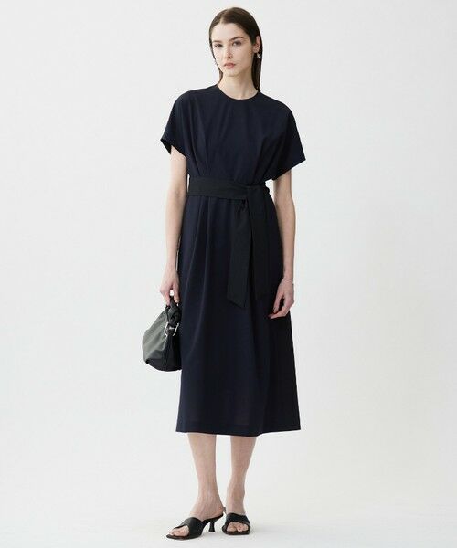 L size ONWARD(大きいサイズ) / エルサイズオンワード ロング・マキシ丈ワンピース | 【接触冷感・吸水速乾・防シワ・UVケア・洗える】 エステルドライトロ ワンピース | 詳細21