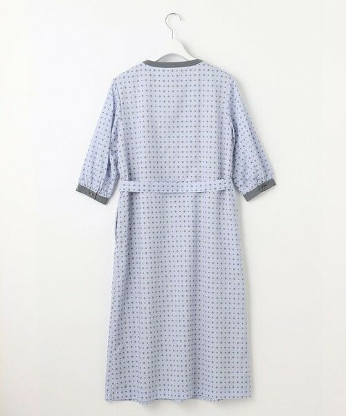 L size ONWARD(大きいサイズ) / エルサイズオンワード ロング・マキシ丈ワンピース | 【洗える】ジオメトリックプリント ワンピース | 詳細9