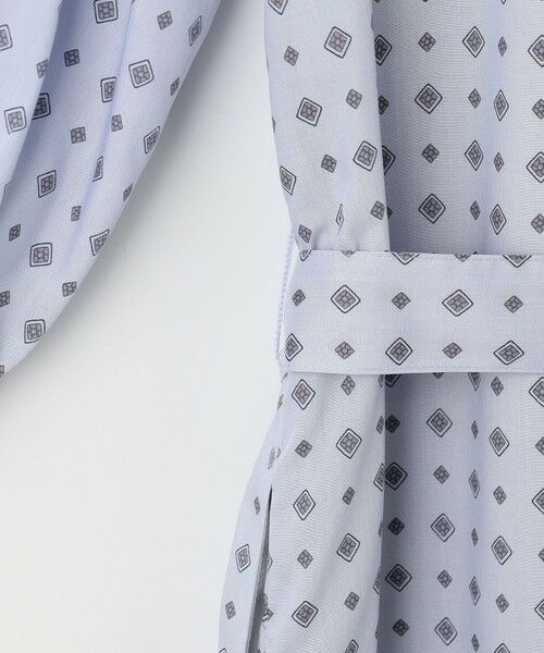 L size ONWARD(大きいサイズ) / エルサイズオンワード ロング・マキシ丈ワンピース | 【洗える】ジオメトリックプリント ワンピース | 詳細14