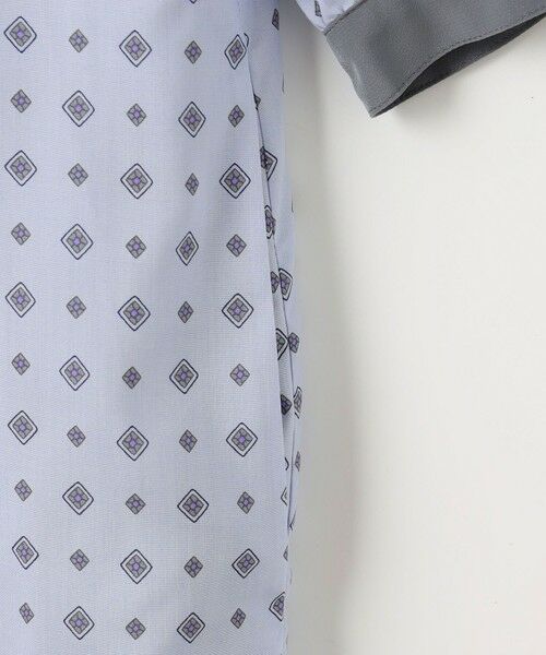 L size ONWARD(大きいサイズ) / エルサイズオンワード ロング・マキシ丈ワンピース | 【洗える】ジオメトリックプリント ワンピース | 詳細15