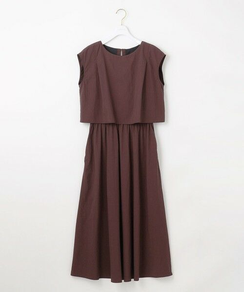 L size ONWARD(大きいサイズ) / エルサイズオンワード ロング・マキシ丈ワンピース | 【撥水・UVカット】ウォーターサイド ワンピース | 詳細7