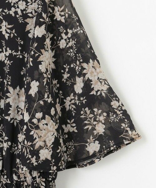 L size ONWARD(大きいサイズ) / エルサイズオンワード ロング・マキシ丈ワンピース | 【洗える】シアーパターン ワンピース | 詳細17