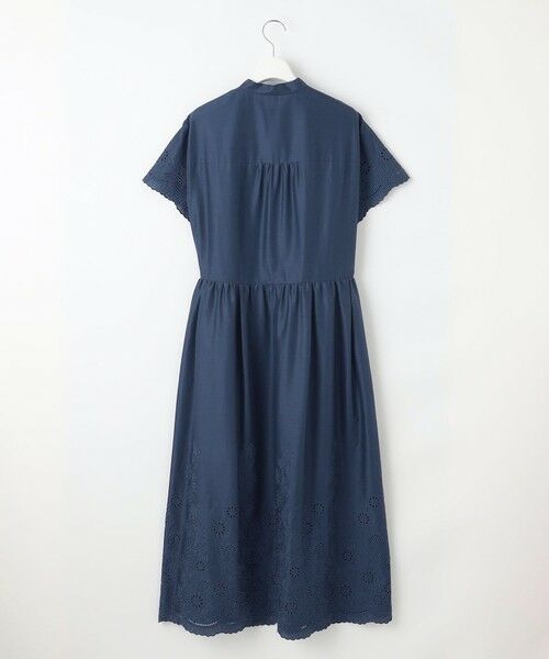 L size ONWARD(大きいサイズ) / エルサイズオンワード ミニ丈・ひざ丈ワンピース | 【17号サイズまで展開・カタログ掲載・接触冷感・洗える】エンブロイダリーローンシャツ ワンピース | 詳細9