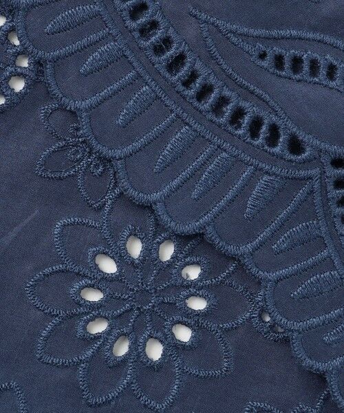 L size ONWARD(大きいサイズ) / エルサイズオンワード ミニ丈・ひざ丈ワンピース | 【17号サイズまで展開・カタログ掲載・接触冷感・洗える】エンブロイダリーローンシャツ ワンピース | 詳細10