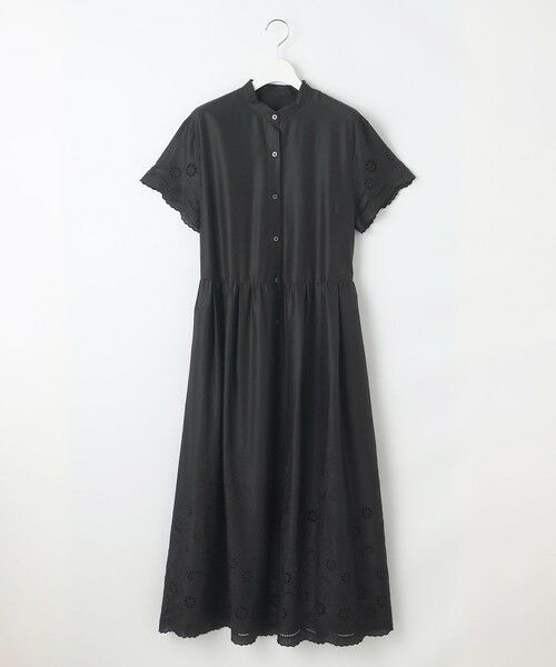 L size ONWARD(大きいサイズ) / エルサイズオンワード ミニ丈・ひざ丈ワンピース | 【17号サイズまで展開・カタログ掲載・接触冷感・洗える】エンブロイダリーローンシャツ ワンピース | 詳細14