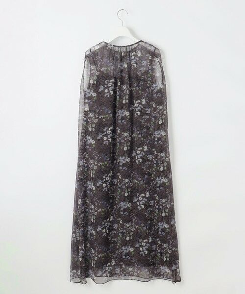 L size ONWARD(大きいサイズ) / エルサイズオンワード ロング・マキシ丈ワンピース | 【カタログ掲載・洗える】ボタニカルフラワープリント ワンピース | 詳細12