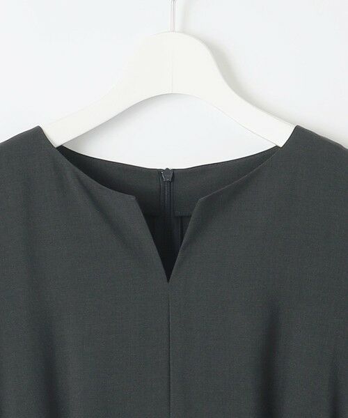 L size ONWARD(大きいサイズ) / エルサイズオンワード ロング・マキシ丈ワンピース | 【17号サイズまで展開・カタログ掲載・UVカット・洗える】ウーステッドライク ワンピース | 詳細8