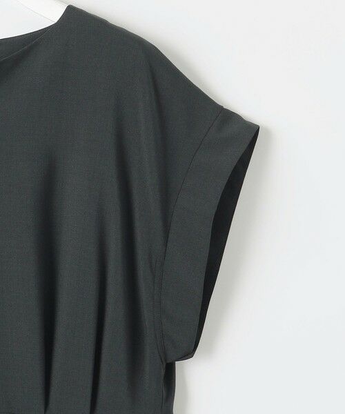 L size ONWARD(大きいサイズ) / エルサイズオンワード ロング・マキシ丈ワンピース | 【17号サイズまで展開・カタログ掲載・UVカット・洗える】ウーステッドライク ワンピース | 詳細9