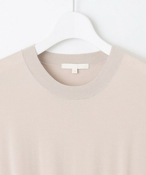 L size ONWARD(大きいサイズ) / エルサイズオンワード ロング・マキシ丈ワンピース | 【カタログ掲載・洗える】ジョーゼットプリーツコンビ ワンピース | 詳細4