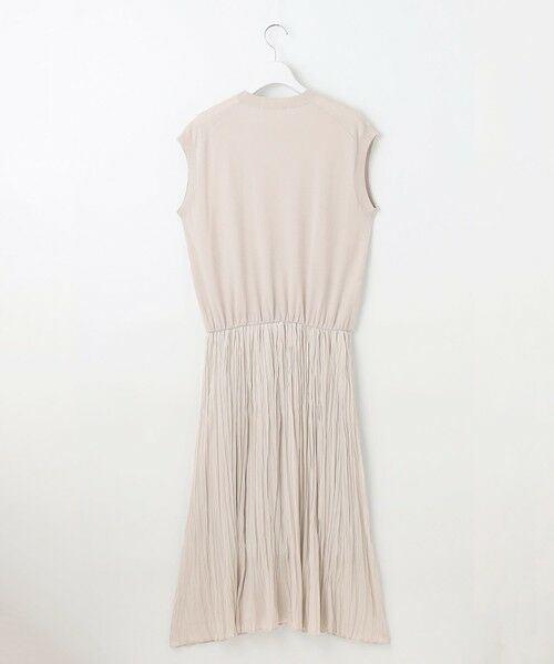 L size ONWARD(大きいサイズ) / エルサイズオンワード ロング・マキシ丈ワンピース | 【カタログ掲載・洗える】ジョーゼットプリーツコンビ ワンピース | 詳細8