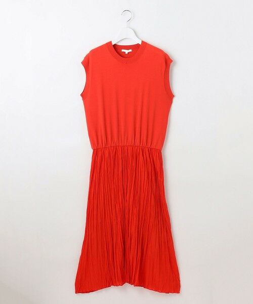 L size ONWARD(大きいサイズ) / エルサイズオンワード ロング・マキシ丈ワンピース | 【カタログ掲載・洗える】ジョーゼットプリーツコンビ ワンピース | 詳細10