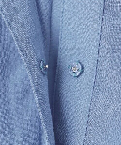 L size ONWARD(大きいサイズ) / エルサイズオンワード ロング・マキシ丈ワンピース | 【Lサイズ限定/接触冷感/速乾性/洗える】エアリーブライトローン Vネックワンピース | 詳細14