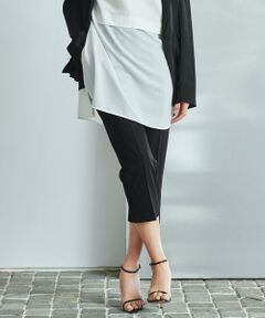 L size ONWARD(大きいサイズ) / エルサイズオンワード その他パンツ | 【洗える】トリアセドライストレッチ クロップドパンツ