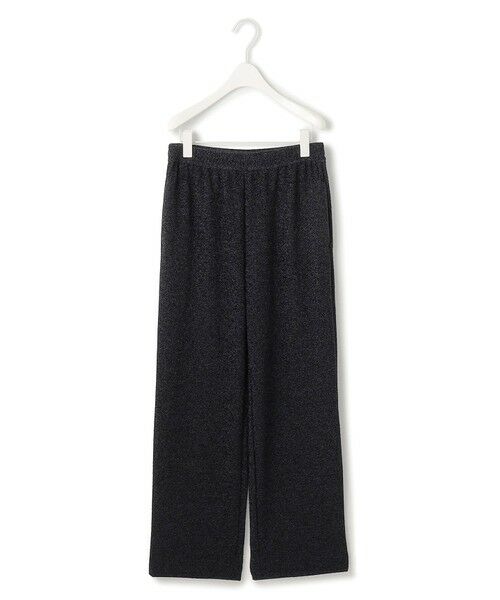 L size ONWARD(大きいサイズ) / エルサイズオンワード その他パンツ | 【洗える】 シャイニーラメジャガード セミワイドパンツ | 詳細6