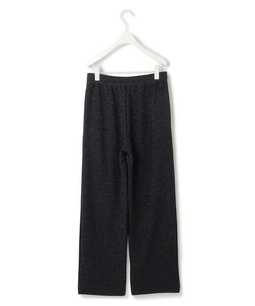 L size ONWARD(大きいサイズ) / エルサイズオンワード その他パンツ | 【洗える】 シャイニーラメジャガード セミワイドパンツ | 詳細7