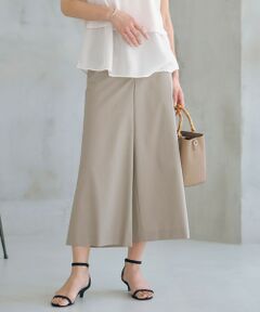 L size ONWARD(大きいサイズ) / エルサイズオンワード その他パンツ | 【洗える】ソフトシャンブレー クロップド パンツ