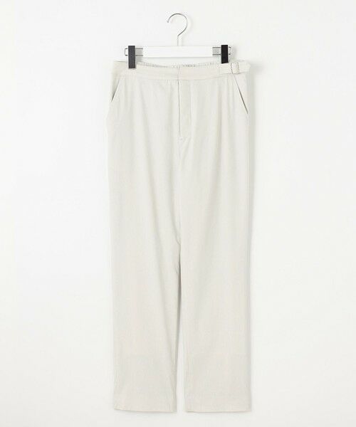 L size ONWARD(大きいサイズ) / エルサイズオンワード その他パンツ | 【洗える】セルロースリネンストレッチ テーパード パンツ | 詳細8