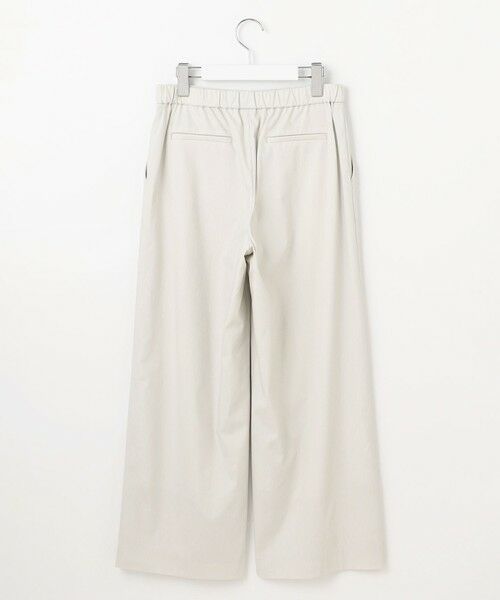 L size ONWARD(大きいサイズ) / エルサイズオンワード その他パンツ | 【洗える】セルロースリネンストレッチ イージー パンツ | 詳細8