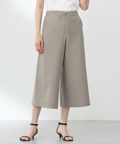 L size ONWARD(大きいサイズ) / エルサイズオンワード その他パンツ | 【洗える・吸水速乾】DRYライトサッカー クロップド パンツ