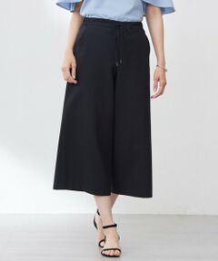 L size ONWARD(大きいサイズ) / エルサイズオンワード その他パンツ | 【洗える・吸水速乾】DRYライトサッカー クロップド パンツ