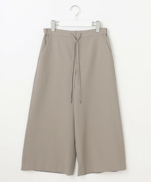 L size ONWARD(大きいサイズ) / エルサイズオンワード その他パンツ | 【洗える・吸水速乾】DRYライトサッカー クロップド パンツ | 詳細12