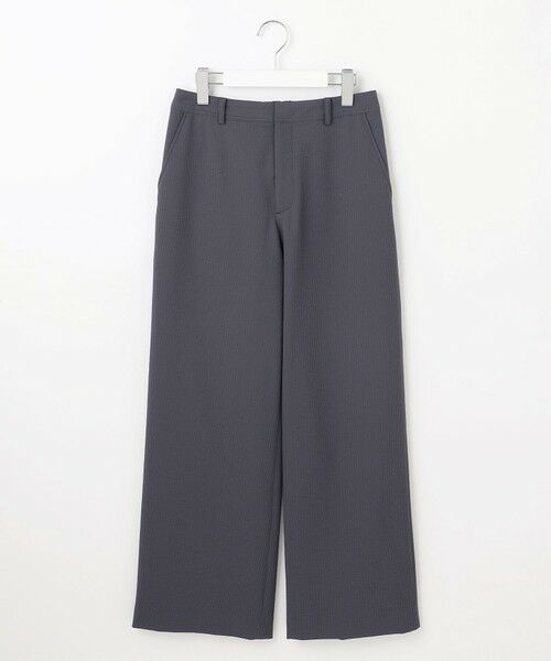 L size ONWARD(大きいサイズ) / エルサイズオンワード その他パンツ | 【洗える・吸水速乾】DRYライトサッカー ワイド パンツ | 詳細4