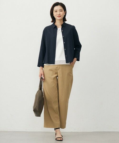 L size ONWARD(大きいサイズ) / エルサイズオンワード チノ・ワークパンツ | 【洗える・接触冷感・撥水・UVカット】タスランチノ パンツ | 詳細8