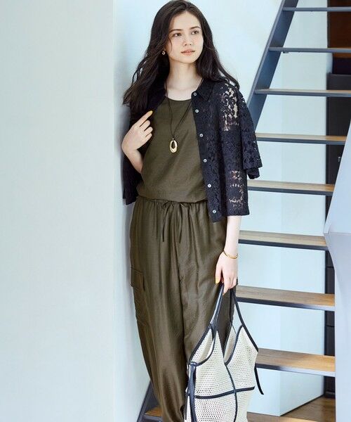 L size ONWARD(大きいサイズ) / エルサイズオンワード カーゴパンツ | 【SLOW/一部店舗限定】ブライトヴィンテージクロス カーゴパンツ | 詳細20