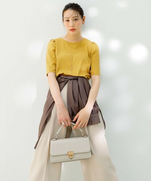 L size ONWARD(大きいサイズ) / エルサイズオンワード その他パンツ | 【接触冷感・速乾・UVカット・洗える】スイートクール ワイドパンツ | 詳細1