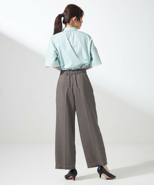 L size ONWARD(大きいサイズ) / エルサイズオンワード その他パンツ | 【接触冷感・速乾・UVカット・洗える】スイートクール ワイドパンツ | 詳細13