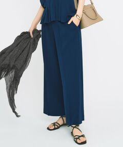 L size ONWARD(大きいサイズ) / エルサイズオンワード その他パンツ | 【カタログ掲載・セットアップ対応・接触冷感・UVカット・吸水速乾・抗菌防臭・洗える】ハイカウントモクロディ パンツ