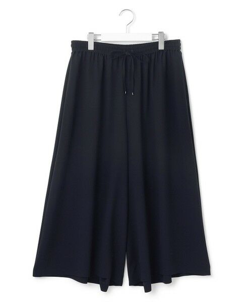 L size ONWARD(大きいサイズ) / エルサイズオンワード その他パンツ | 【Lサイズ限定/吸水速乾/UVカット/接触冷感/】ストレッチジョーゼット ガウチョパンツ | 詳細20