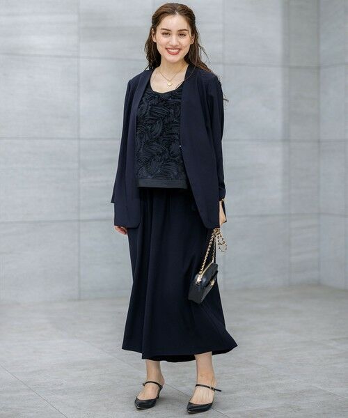 L size ONWARD(大きいサイズ) / エルサイズオンワード その他パンツ | 【Lサイズ限定/吸水速乾/UVカット/接触冷感/】ストレッチジョーゼット ガウチョパンツ | 詳細19