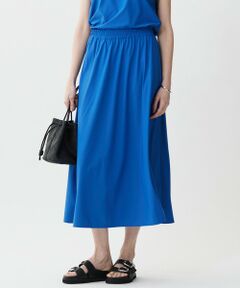 L size ONWARD(大きいサイズ) / エルサイズオンワード ミニ・ひざ丈スカート | 【WEB限定カラーあり・UVカット・接触冷感・速乾】マットスキューバ フレアスカート