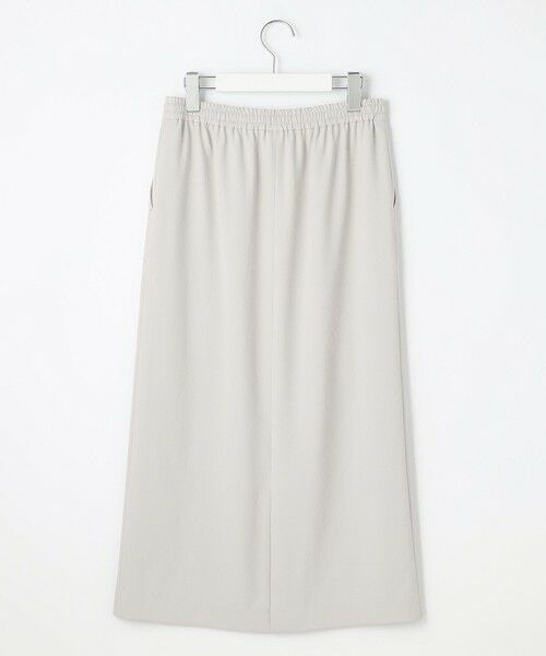 L size ONWARD(大きいサイズ) / エルサイズオンワード ミニ・ひざ丈スカート | 【WEB限定カラーあり・洗える・接触冷感・吸水速乾】Lightジョーゼット ナロー スカート | 詳細5