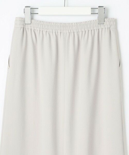L size ONWARD(大きいサイズ) / エルサイズオンワード ミニ・ひざ丈スカート | 【WEB限定カラーあり・洗える・接触冷感・吸水速乾】Lightジョーゼット ナロー スカート | 詳細7