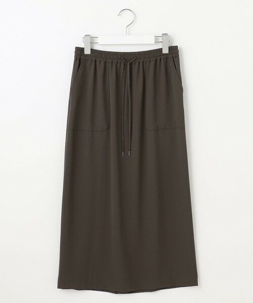 L size ONWARD(大きいサイズ) / エルサイズオンワード ミニ・ひざ丈スカート | 【WEB限定カラーあり・洗える・接触冷感・吸水速乾】Lightジョーゼット ナロー スカート | 詳細29