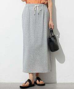 L size ONWARD(大きいサイズ) / エルサイズオンワード ミニ・ひざ丈スカート | 【SLOW/WEB限定】ラスティックテリー ナロー スカート